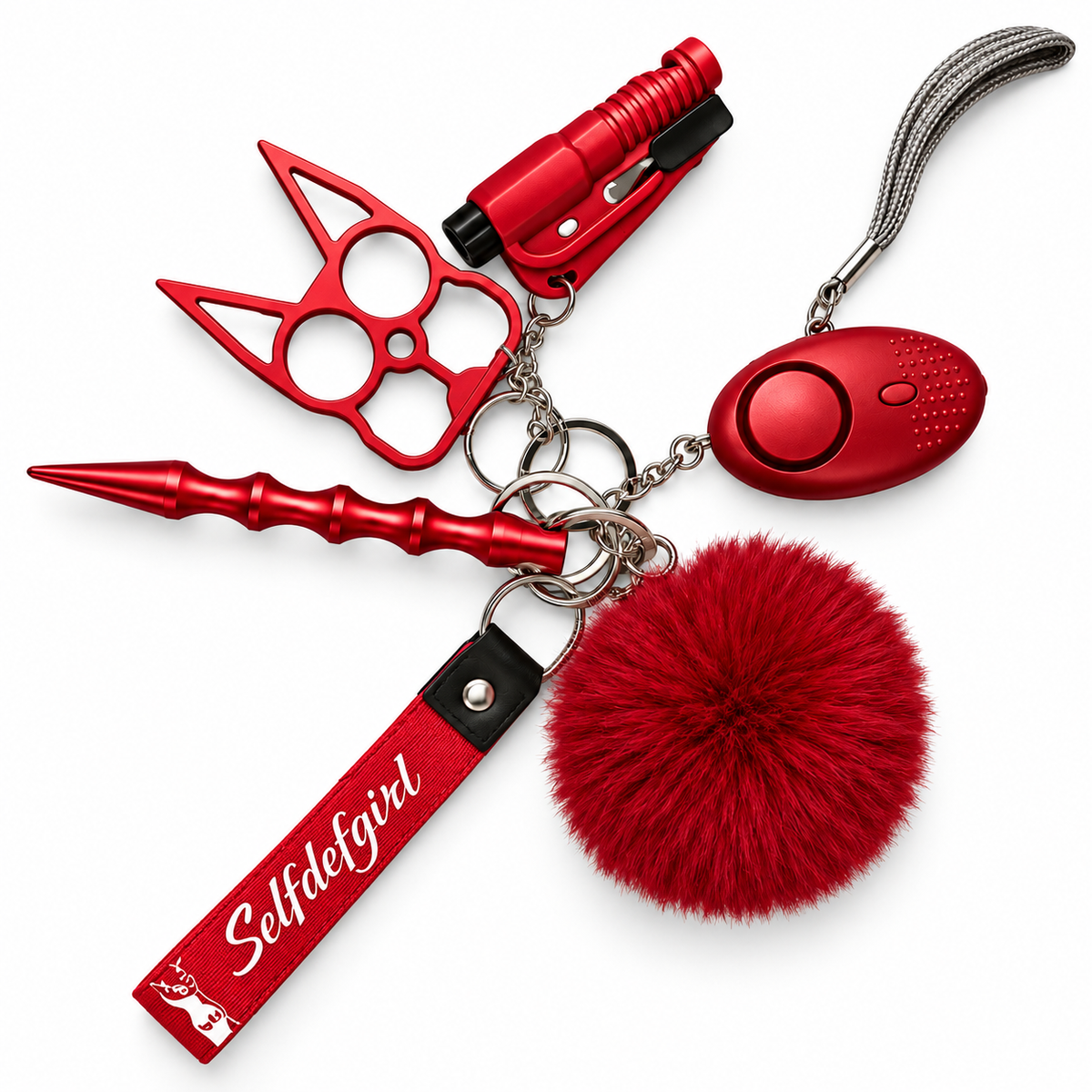 Porte clé anti agression selfdefgirl 7 couleurs disponibles